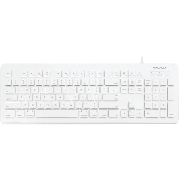 104 KEYBRD/2 USB MAC/PC