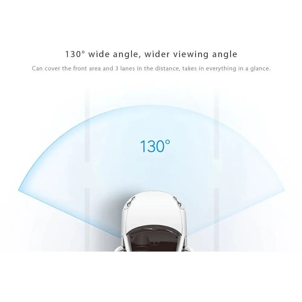 1080P Xiaomi WIFI Dash Cam (70 Minutes, DVR, Wireless, 130 Degree, 30fps)