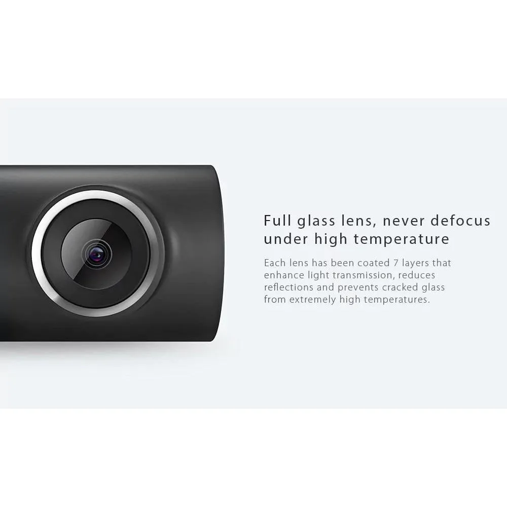 1080P Xiaomi WIFI Dash Cam (70 Minutes, DVR, Wireless, 130 Degree, 30fps)