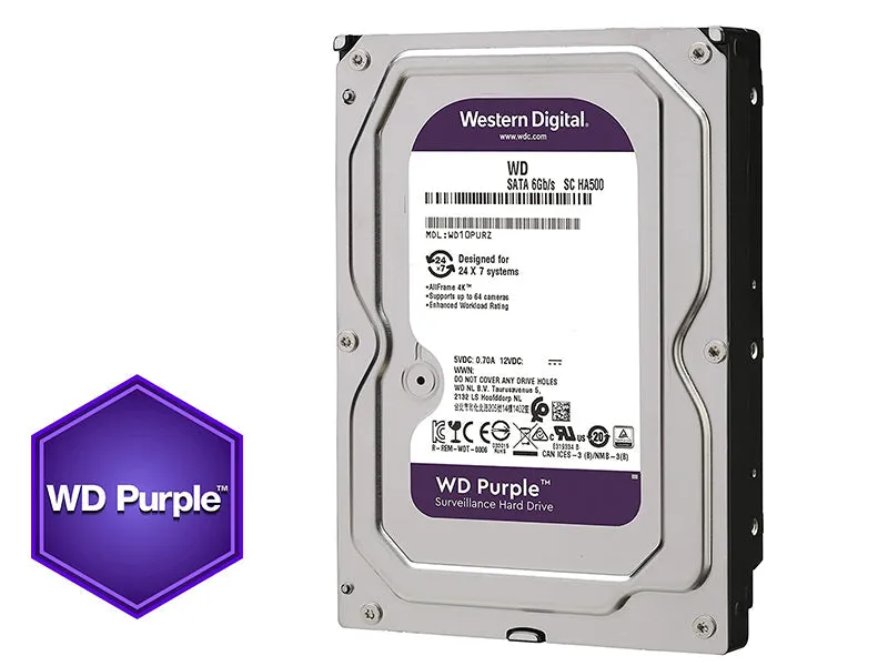 10TB WD Purple Surveillance Hard Disk Drive