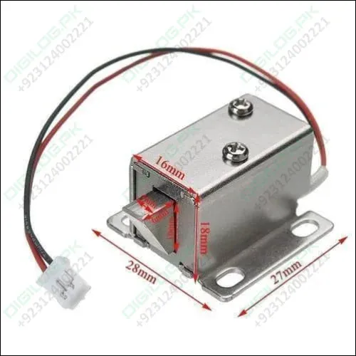 12v Drawer Cabinet Electric Door Lock 27x29x18mm Lock Assembly Solenoid