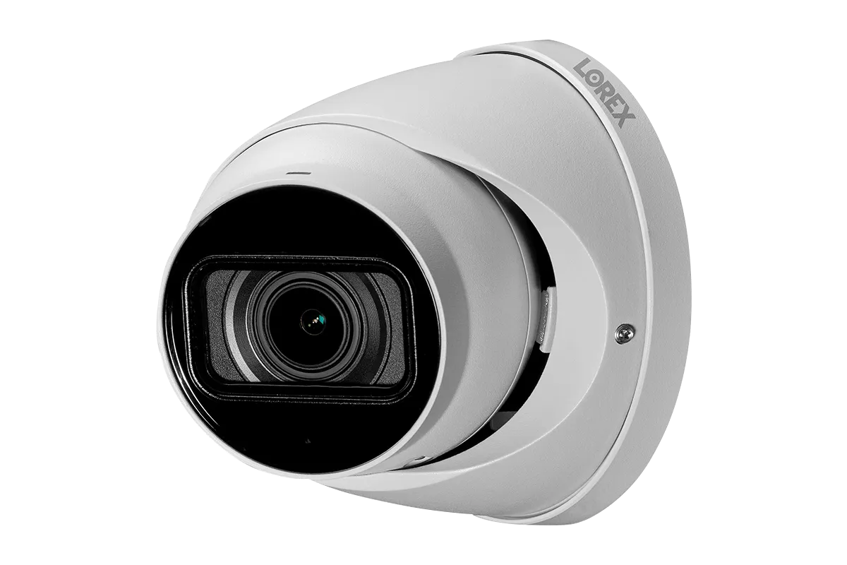 16-Channel 4K Nocturnal NVR System with Eight Audio Domes and Eight Motorized Varifocal Smart IP Cameras