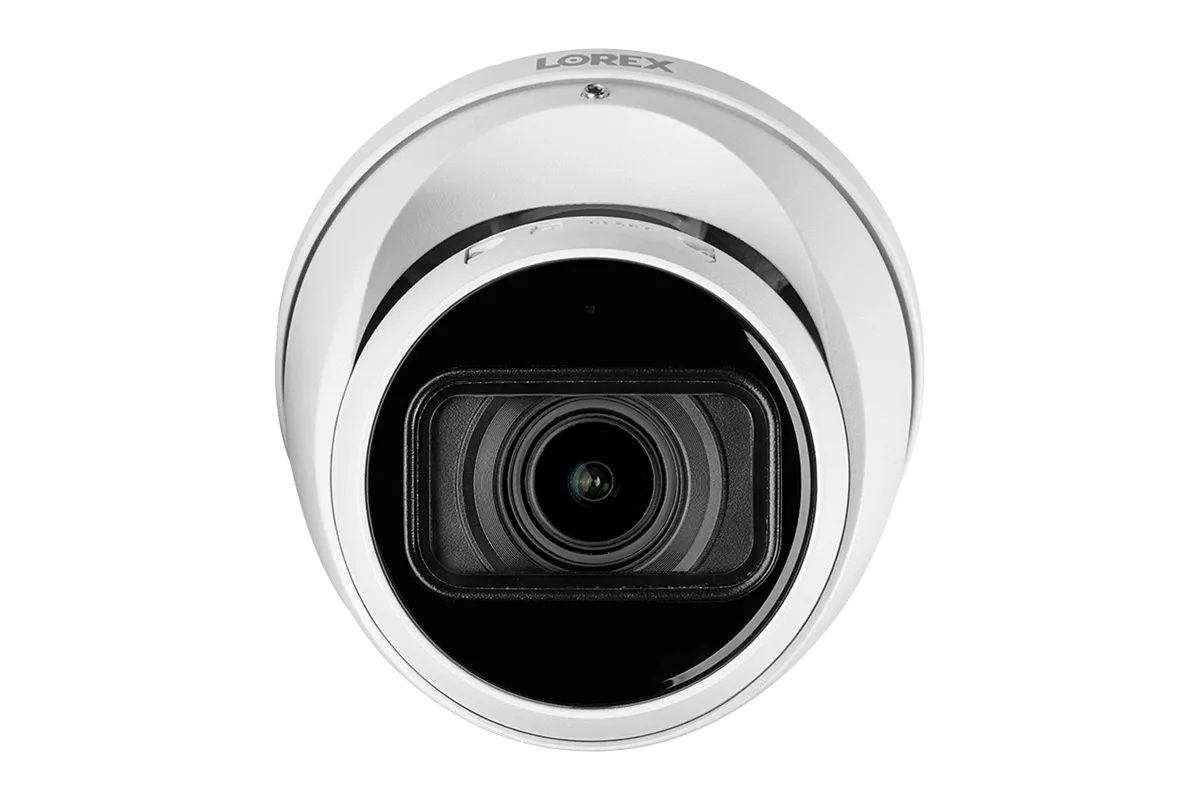 16-Channel 4K Nocturnal NVR System with Eight Audio Domes and Eight Motorized Varifocal Smart IP Cameras