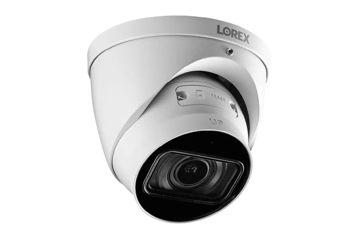 16-Channel 4K Nocturnal NVR System with Eight Audio Domes and Eight Motorized Varifocal Smart IP Cameras