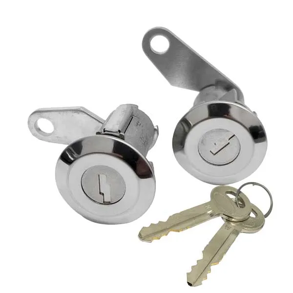 1967-2008 Ford Mercury Hummer / H50 / Driver & Passengers / Door Lock Cylinder / Pin Tumbler / Coded / Chrome / DP-42-102 (ASP)