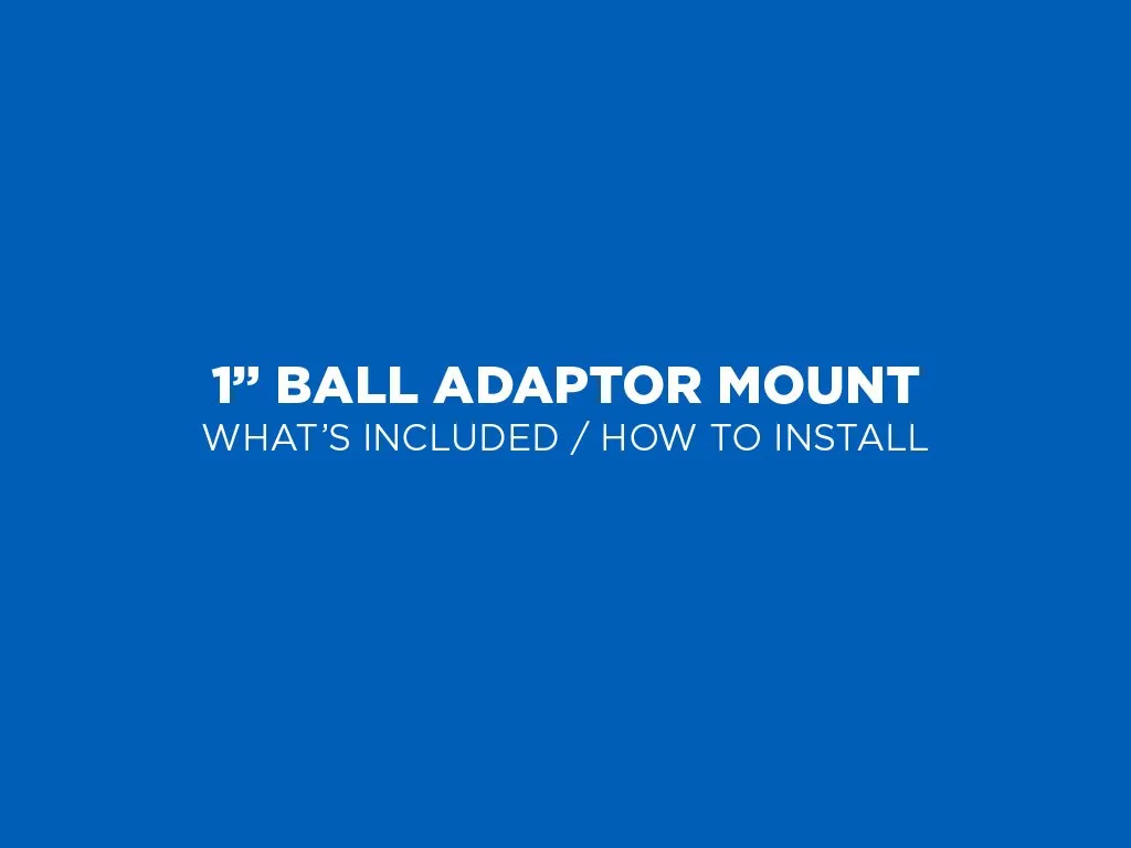 1" Ball Adaptor Motorcycle Kits - iPhone