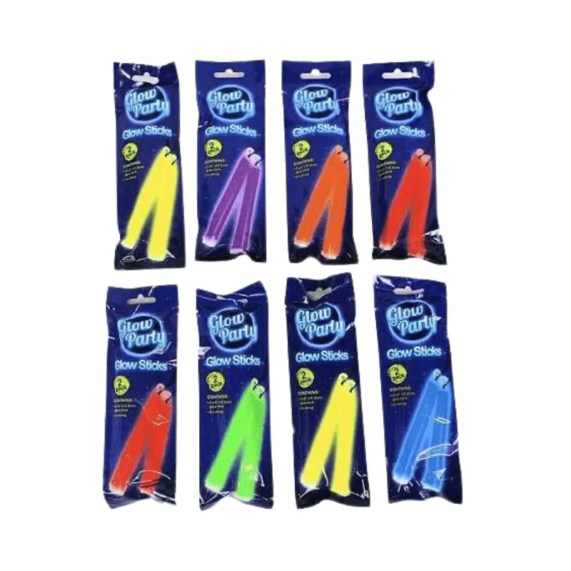 2 Pack Of Large Glow Sticks