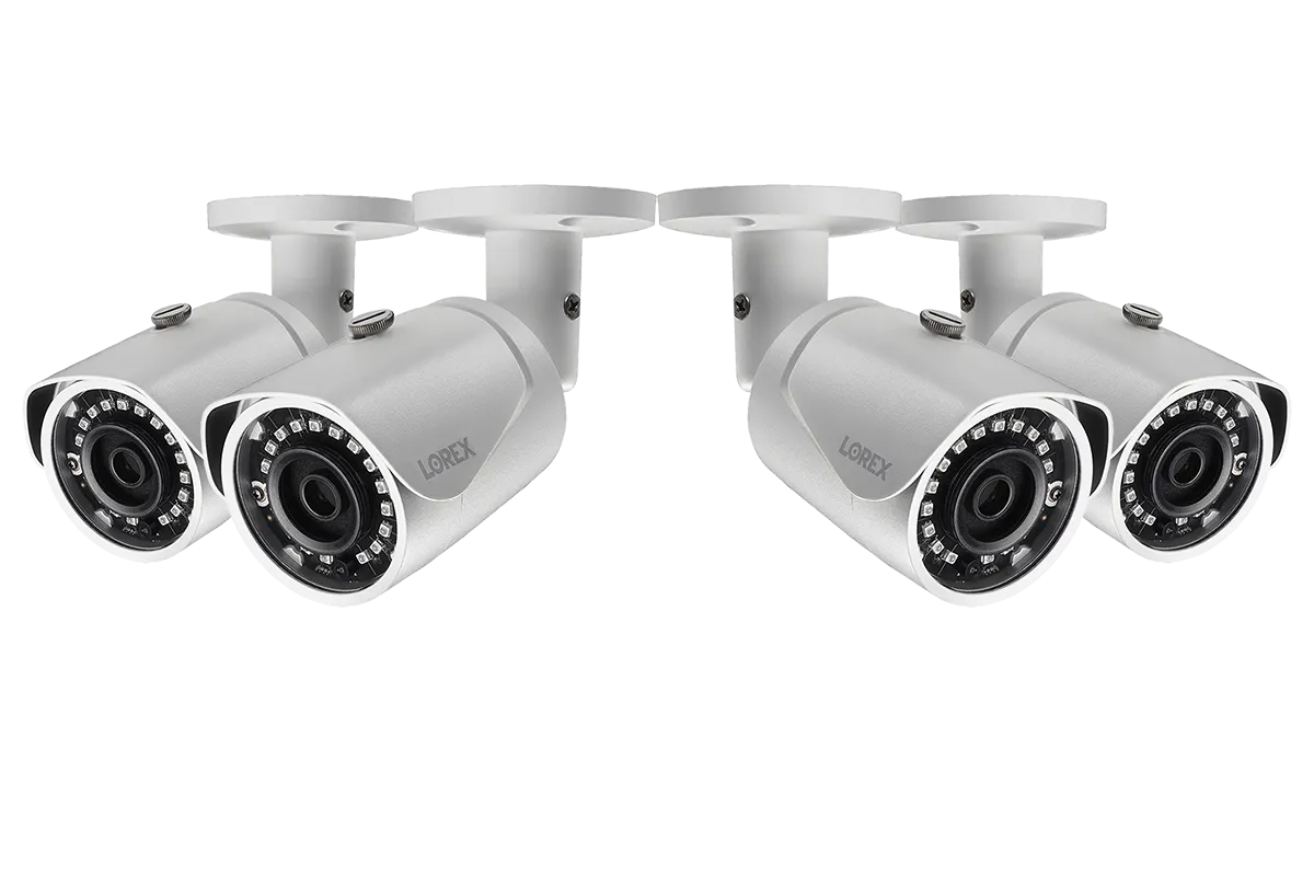 2K (5MP) Super HD IP Camera with Color Night Vision (4-pack)