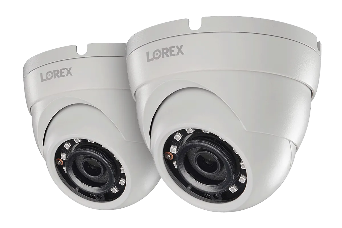 2K (5MP) Super HD IP Dome Camera with Color Night Vision (2-pack)