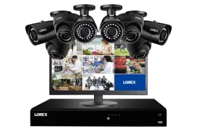 2K Security System with 8 Color Night Vision IP Cameras and Monitor