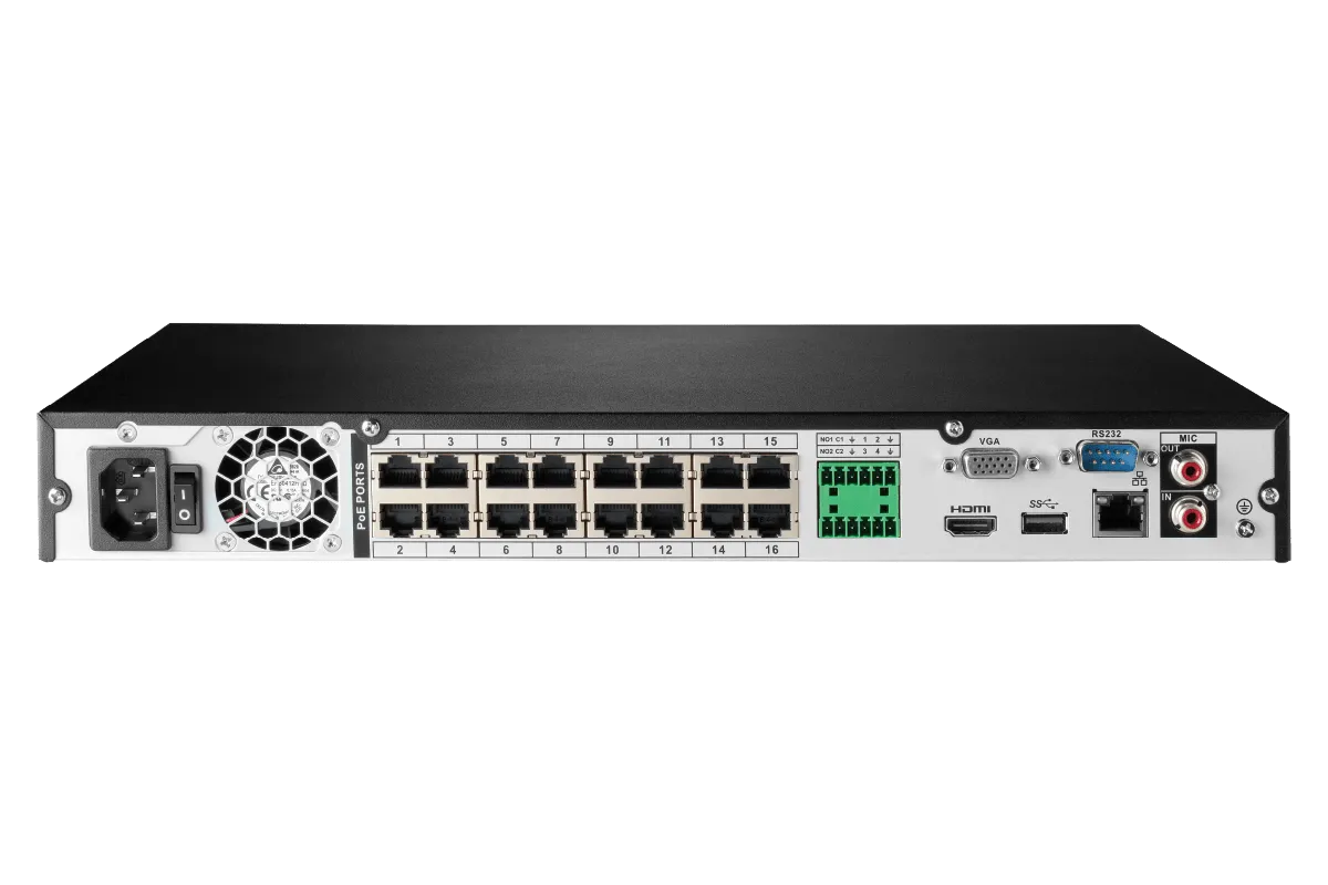 2K Security System with 8 Color Night Vision IP Cameras and Monitor
