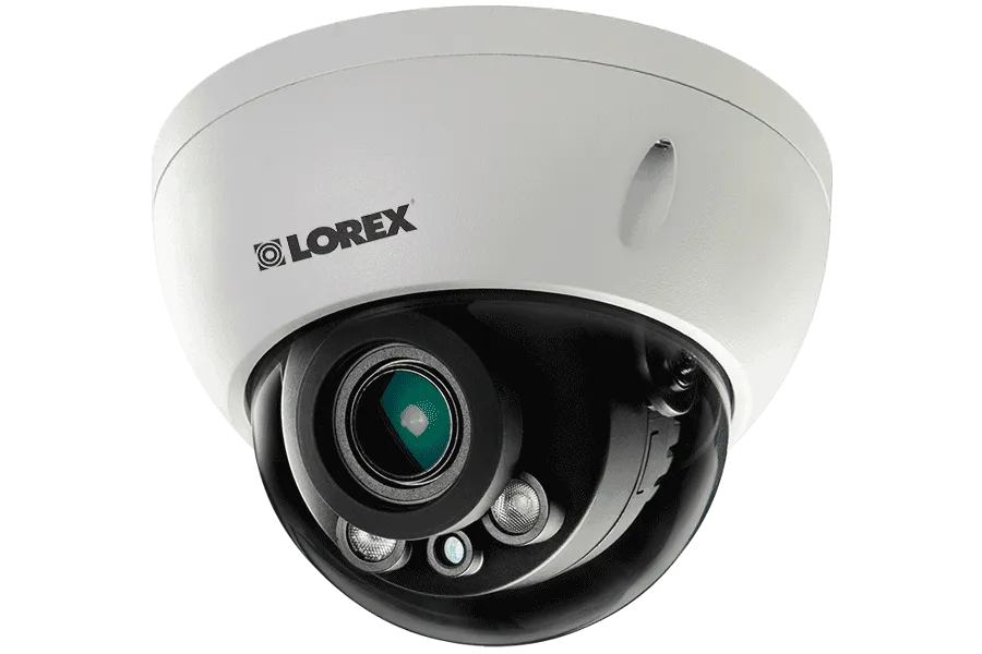 2K Super HD Vandal Proof Outdoor Security Dome Camera with Motorized Optical Varifocal 3x Zoom Lens, 140ft Night Vision