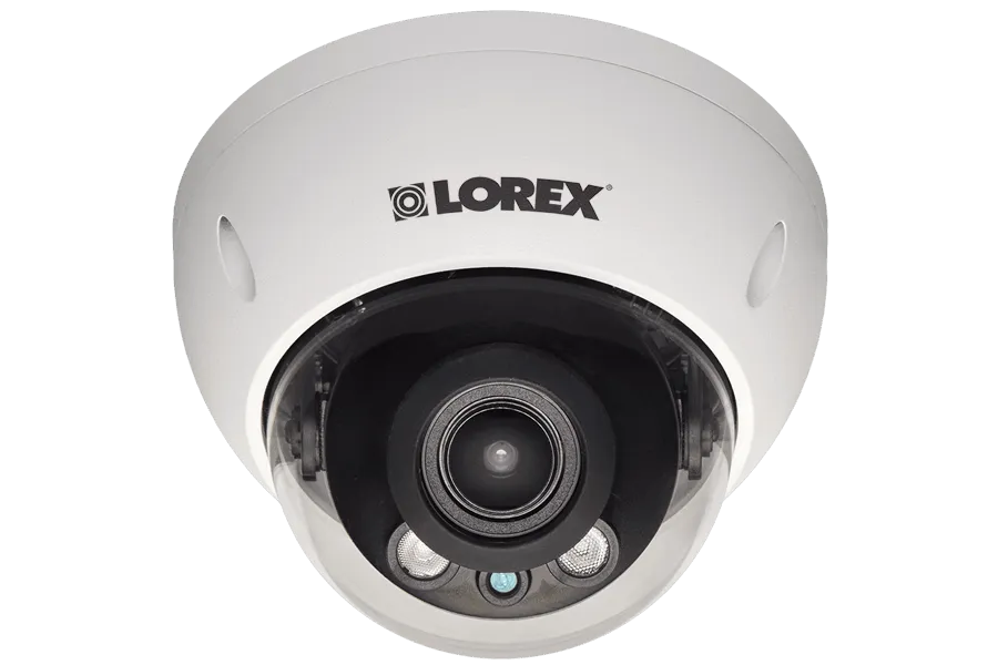 2K Super HD Vandal Proof Outdoor Security Dome Camera with Motorized Optical Varifocal 3x Zoom Lens, 140ft Night Vision