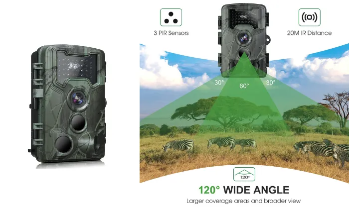 36MP 1080P Trail & Game Camera with Night Vision