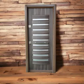 3ft Embossed Luxury Security Door (AKSU315)
