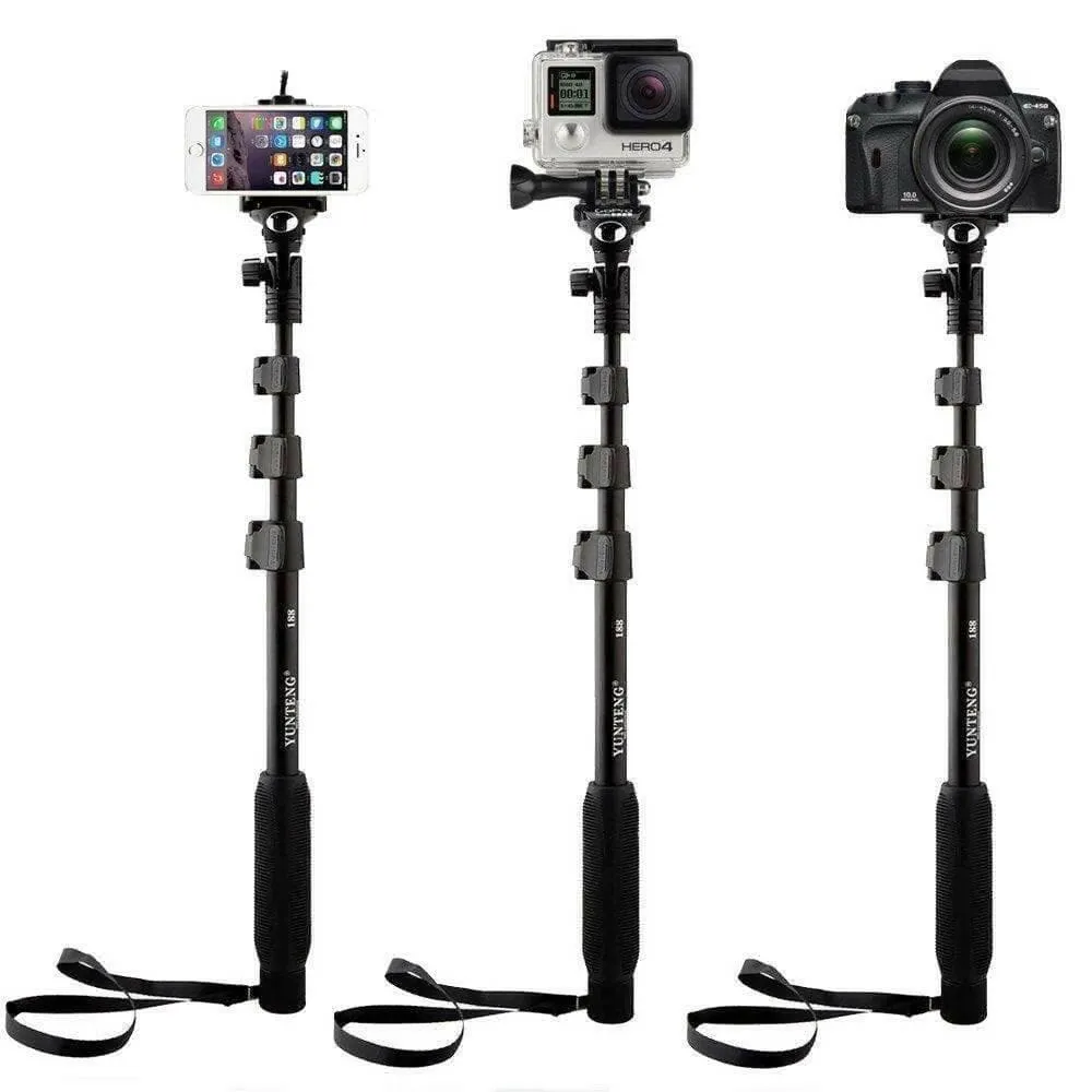 4-Section Retractable Handheld Monopod Selfie Stick