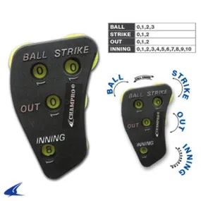 4-Way Plastic Umpire Indicator Ball, Strike, Out, Inning