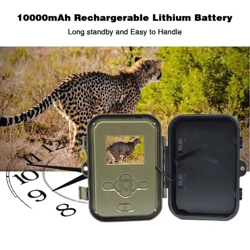 4G LIVE Video Hunting Trail Camera 10000mah Lithium Battery Cellular Camera 36MP4K Wireless APP Cloud Service IR Night Vision De