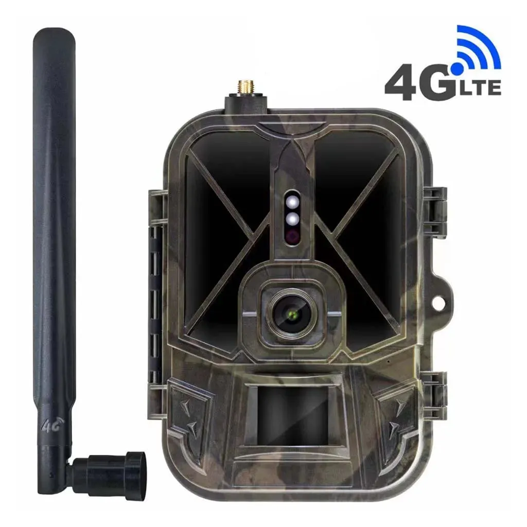 4G LIVE Video Hunting Trail Camera 10000mah Lithium Battery Cellular Camera 36MP4K Wireless APP Cloud Service IR Night Vision De