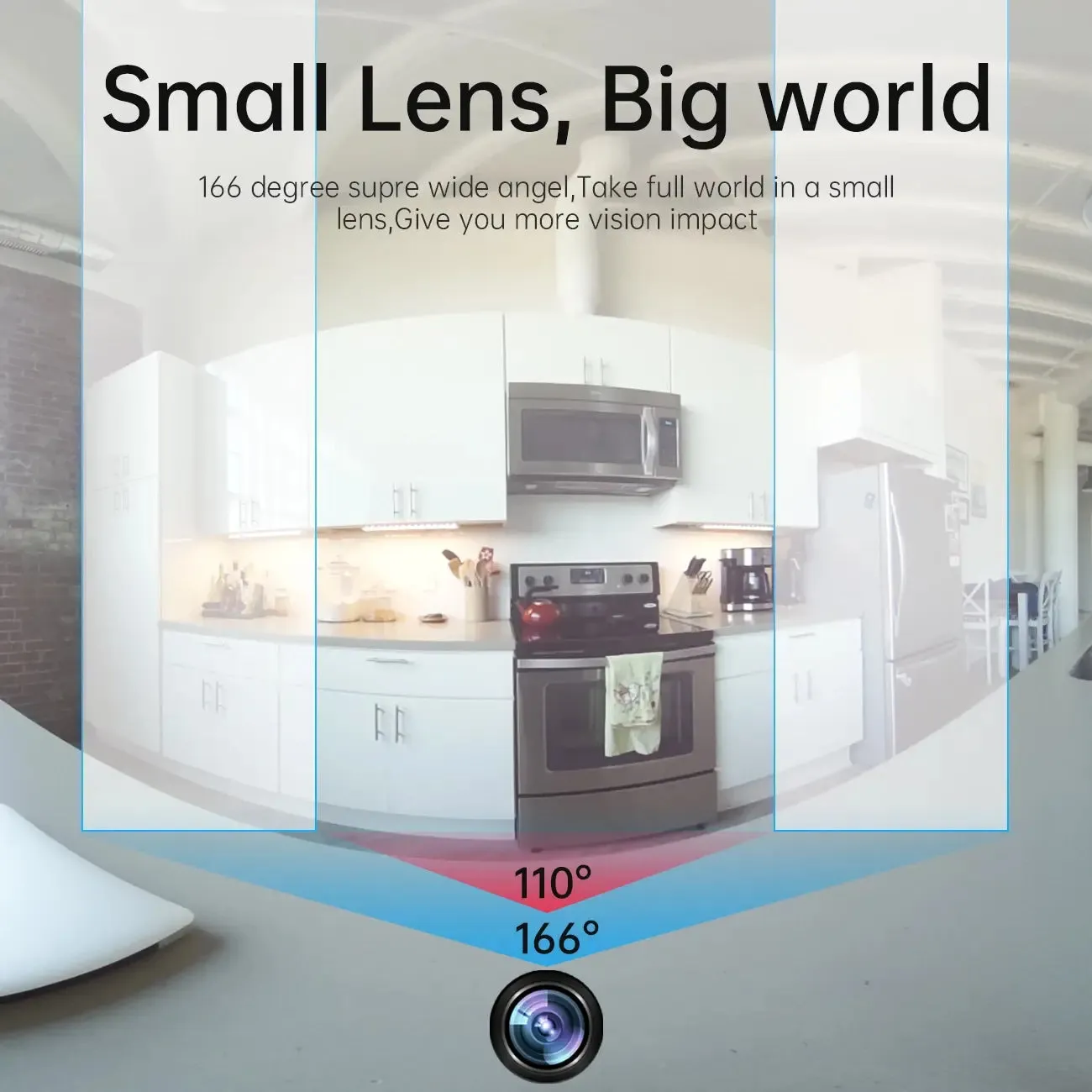 4K HD WIFI Clock Camera Micro Camera IR Night View Alarm Camcorder -4K HD camera