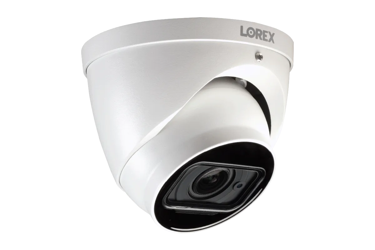 4K Ultra HD Motorized Varifocal Dome Security Camera with Color Night Vision (4-pack)