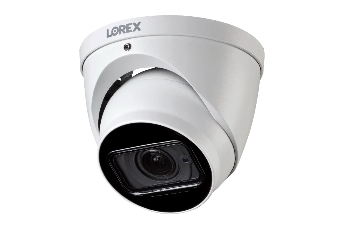 4K Ultra HD Motorized Varifocal Dome Security Camera with Color Night Vision (4-pack)