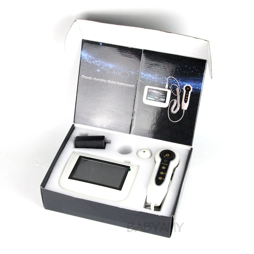 5-200X Charging Scalp Detector Digital Hair Skin Analyzer Microscope for Hair Follicle Testing and Skin Analysis Magnifier