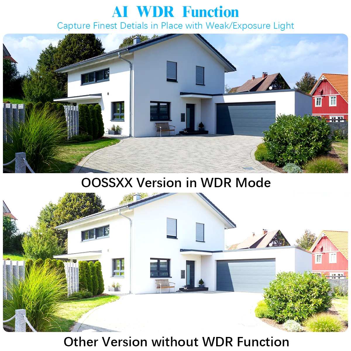 (5.5MP & 2-Way Audio) Dual Antennas PIR Detection Outdoor Security Wireless Camera System 3K 5.0MP 1944P Wireless Surveillance Monitor NVR Kits