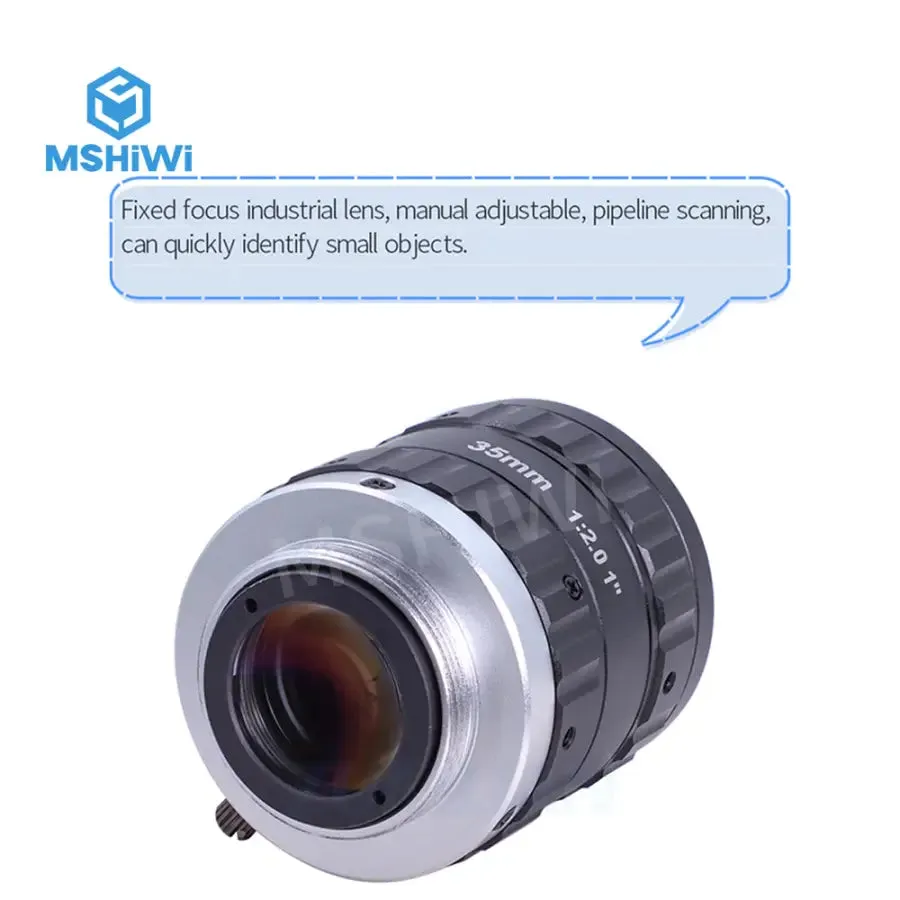 8MP C-mount F2.0 Aperture 1" 16mm-50mm Prime FA Industrial Lens