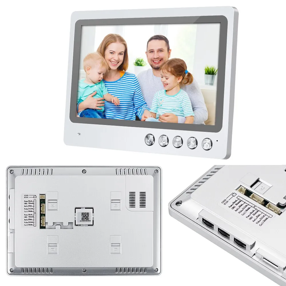 9 Inch Home WiFi Video Intercom System Wireless Video Doorbell with Night Vision Waterproof  Support 32G TF Card Video Recording