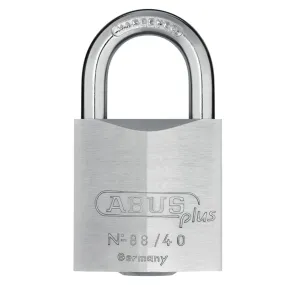 Abus 88/40 KA 1216654 Chrome-Plated Brass Lock Keyed Alike to Key# KA1216654