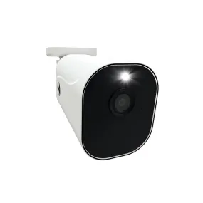 Add On Wire Free Battery 1080p Spotlight Camera with 2-Way Audio - White