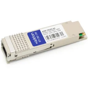 Addon Avago Afbr-79Eipz Compatible Taa Compliant 40Gbase-Sr4 Qsfp  Transceiver (Mmf, 850Nm, 150M, Mpo, Dom)