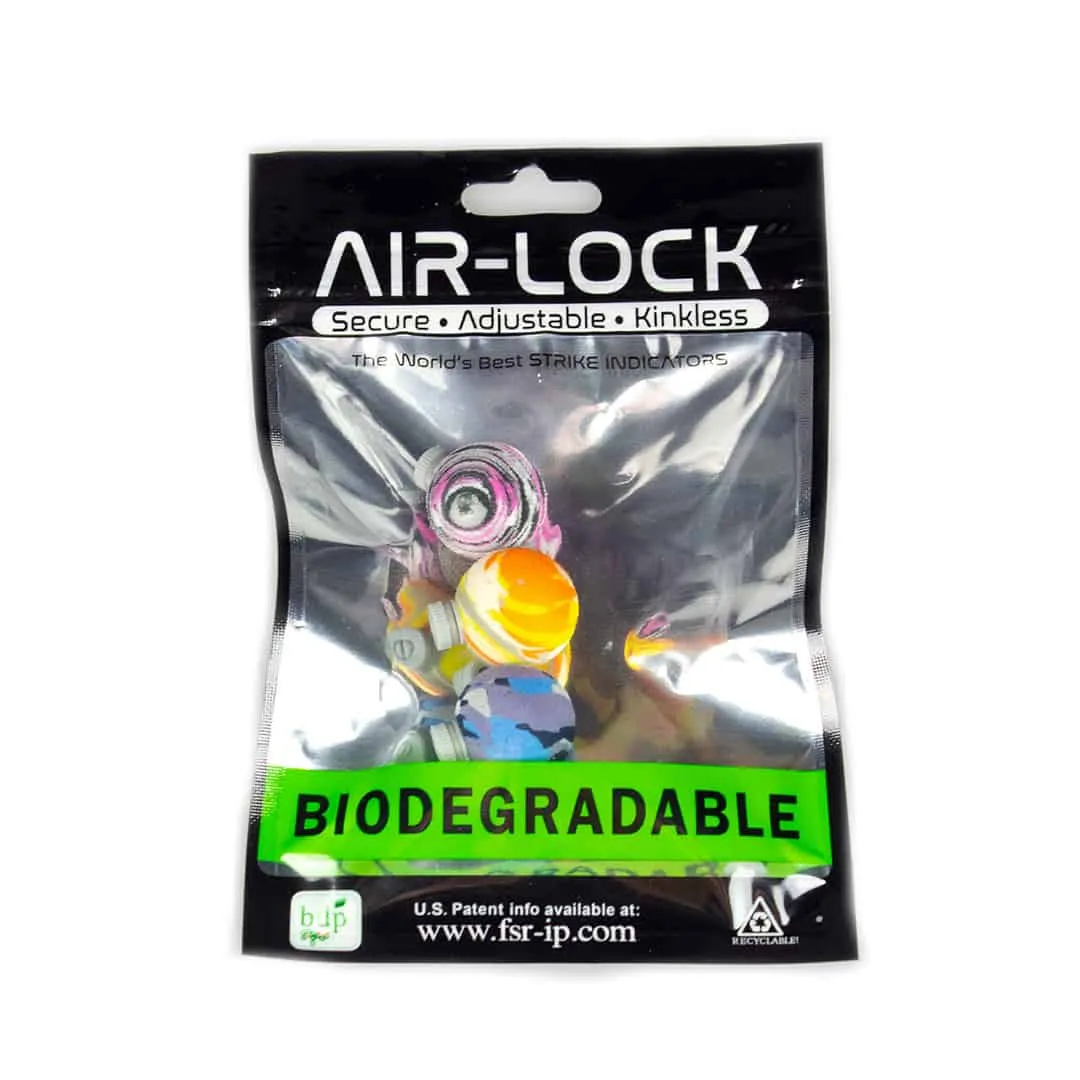 AirLock Fly Fishing Strike Indicators - 3-Pack - Marbled Camouflage Colors