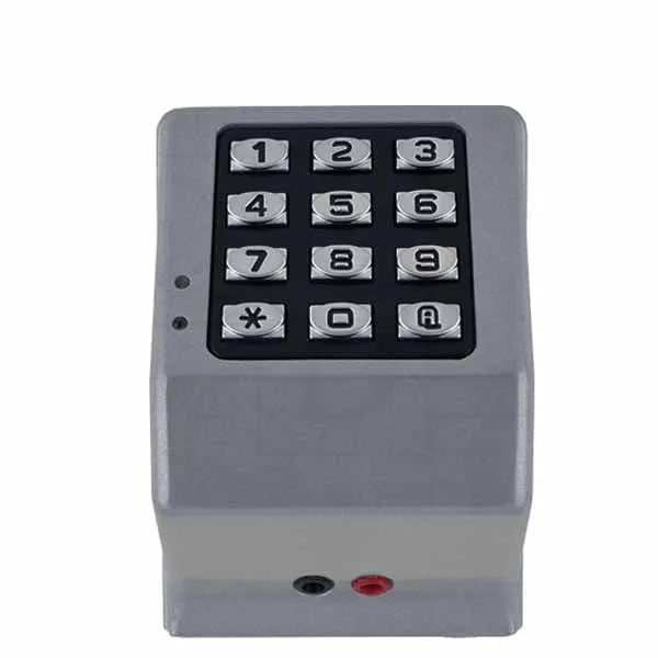 Alarm Lock Trilogy - DK3000 - Weatherproof Digital Access Control Keypads w/ Audit Trail - 26D - Satin Chrome