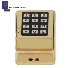 Alarm Lock Trilogy - DK3000 - Weatherproof Digital Access Control Keypads w/ Audit Trail - US3 - Polished Bronze