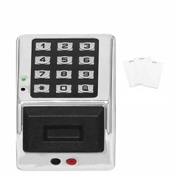 Alarm Lock Trilogy - PDK3000 - Weatherproof Digital PROX Access Control Keypads w/ Audit Trail - MS - Metallic Silver