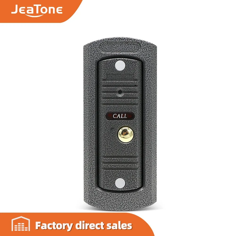 AnjieloSmart 7'' Intercom for Home HD Wired Video Doorbell  Monitor  IR Night Vision Motion Sensor for Home Security 1200TVL Camera