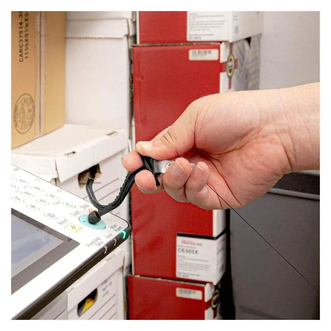 Anti-Germ Utility Tool with Retractable Badge Holder