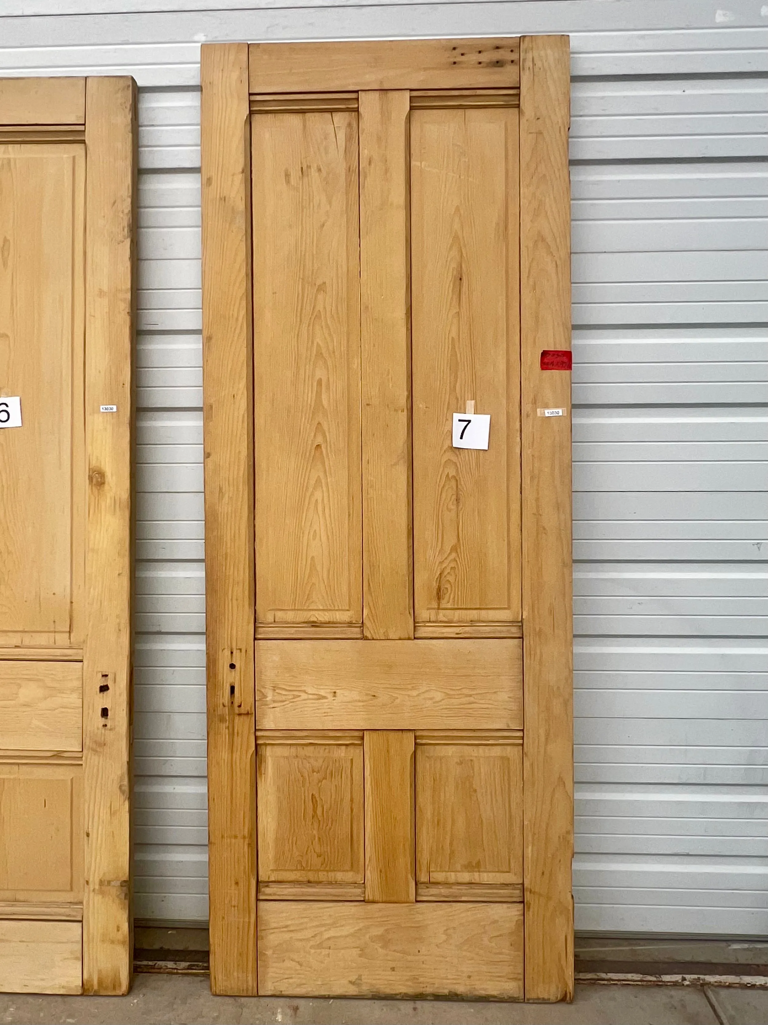 Antique Single 4 Panel Wooden Door