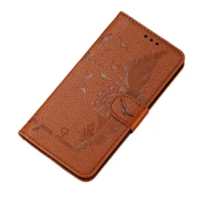 Anymob Huawei Honor Brown Leather Cases Flip Wallet Cover Phone Cover Protection
