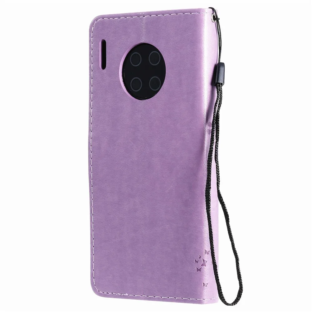 Anymob Huawei Turquoise Leather Flip Case Wallet Cover Cat Phone Shell
