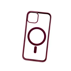 Anymob iPhone Red Magnetic Pattern Case Soft Phone Cover