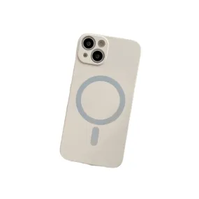 Anymob iPhone White Silicone Magnetic Case Shockproof Phone Cover