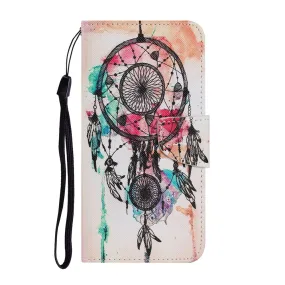 Anymob Samsung Colorful Dreamcatcher Painted Case Flip Wallet Leather Phone Cover