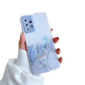 Anymob Samsung Lavender Transparent Marble Phone Case Fundas Cover