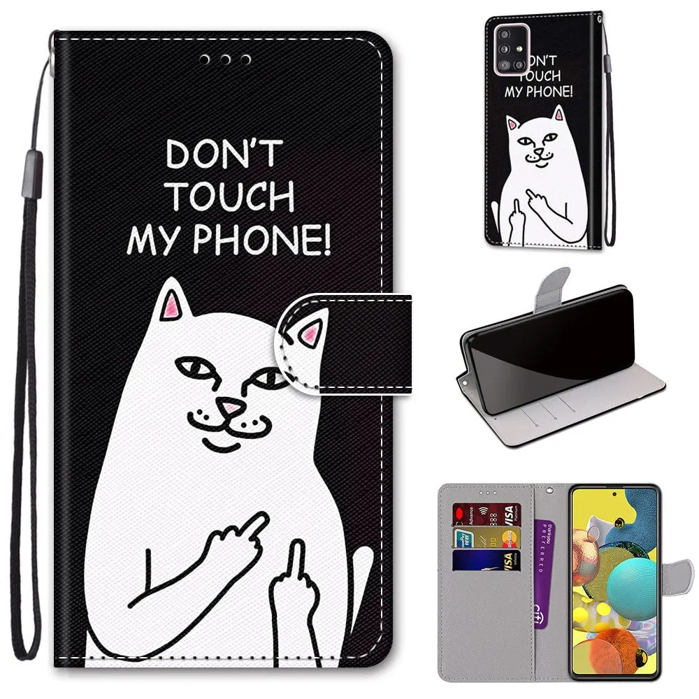 Anymob Samsung Red Rose Fashion Painted Flip Phone Case Leather Wallet Cover
