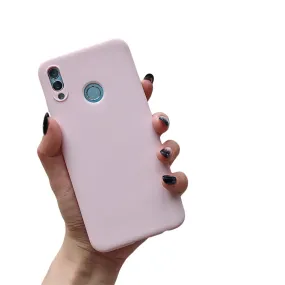 Anymob Xiaomi Light Pink Jelly Silicone Mobile Phone Case Cover
