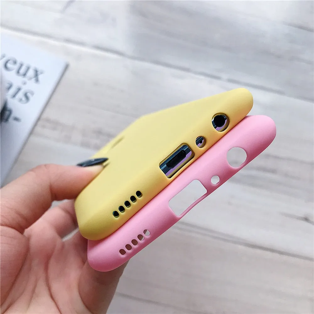 Anymob Xiaomi Purple Jelly Silicone Mobile Phone Case Cover