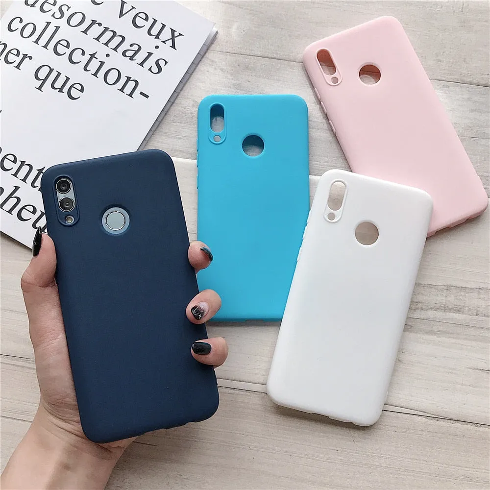 Anymob Xiaomi Purple Jelly Silicone Mobile Phone Case Cover